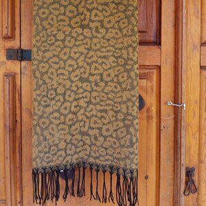 Steve Madden animal print scarf - brown